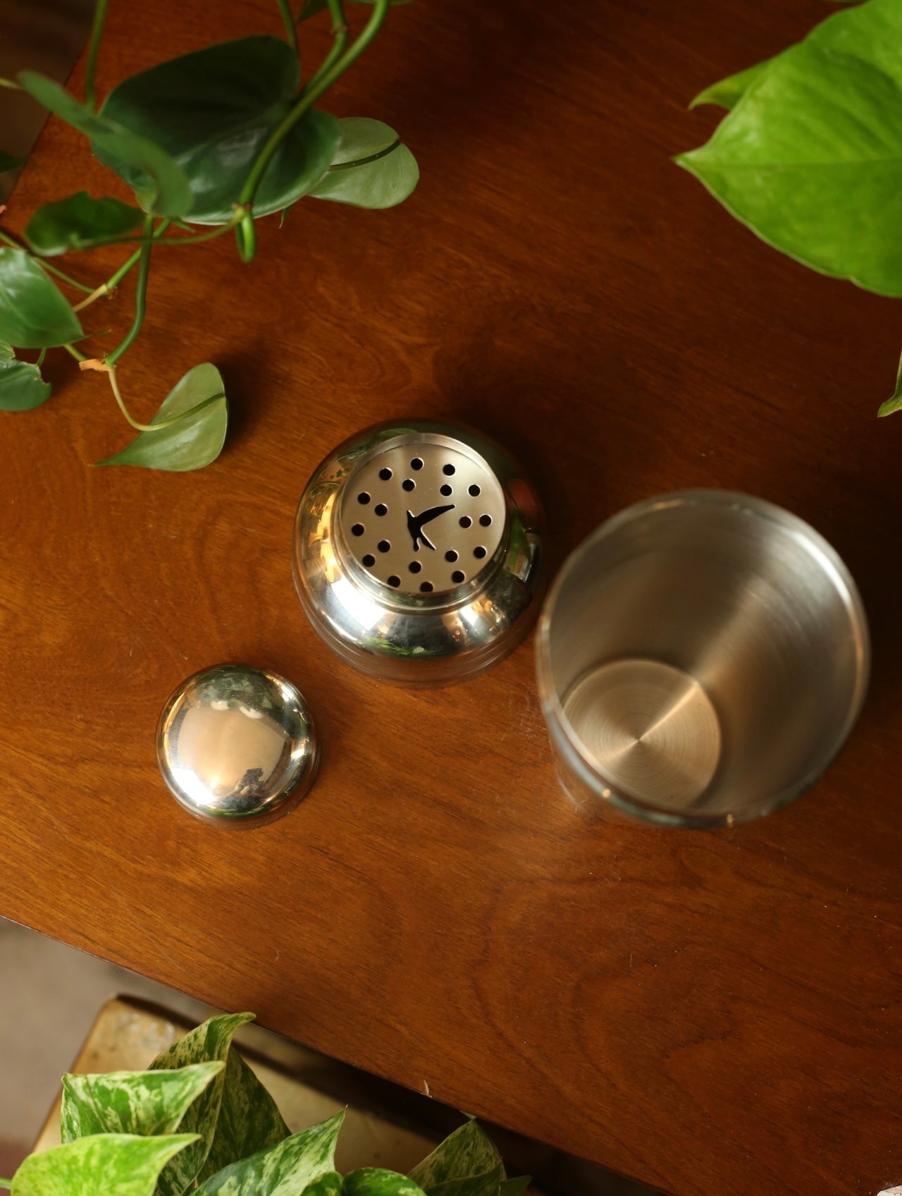 Silver Tone Cocktail Shaker
