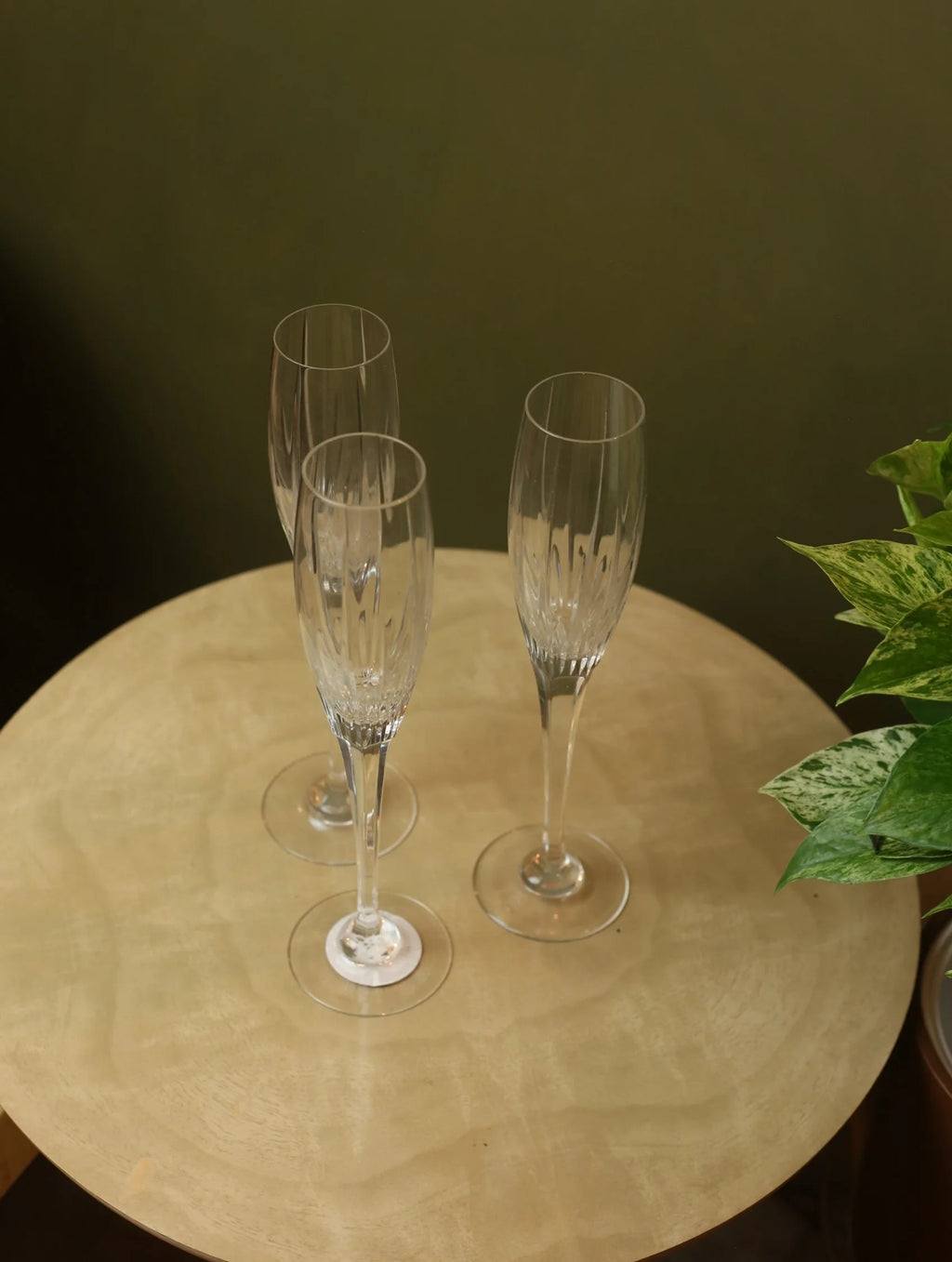 Rogaska Cut Crystal Champagne Glass