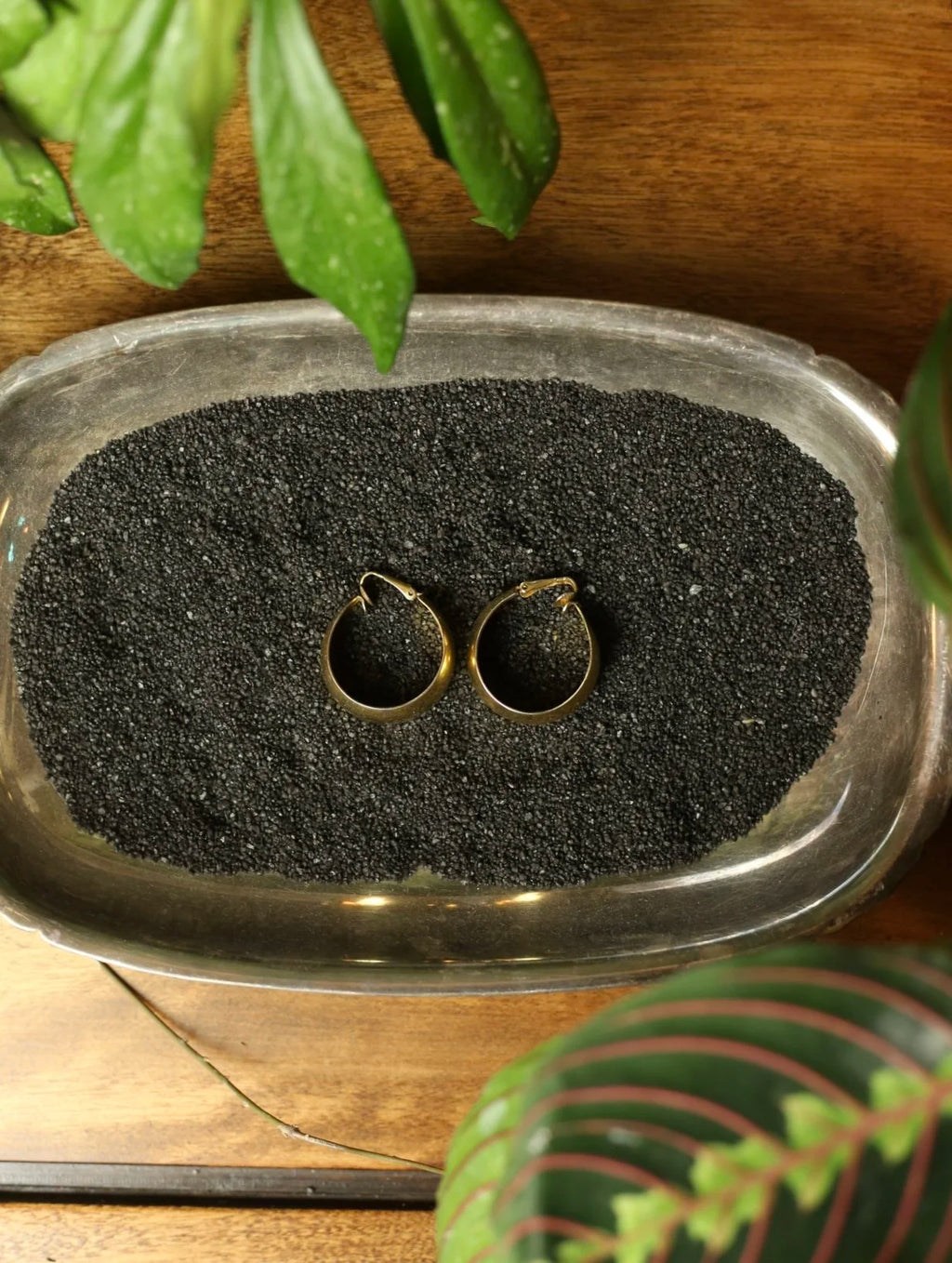 Gold Tone Hoop Clip On Earrings