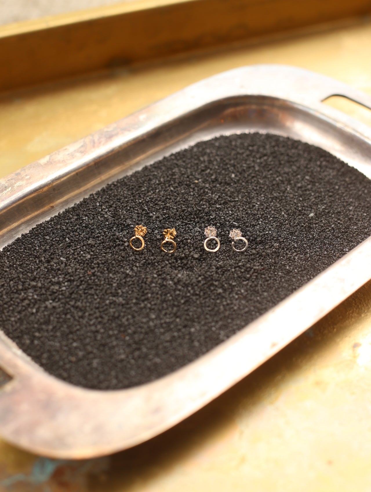 Circle Stud Earrings