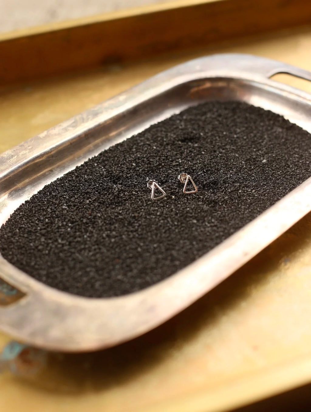 Triangle Stud Earrings