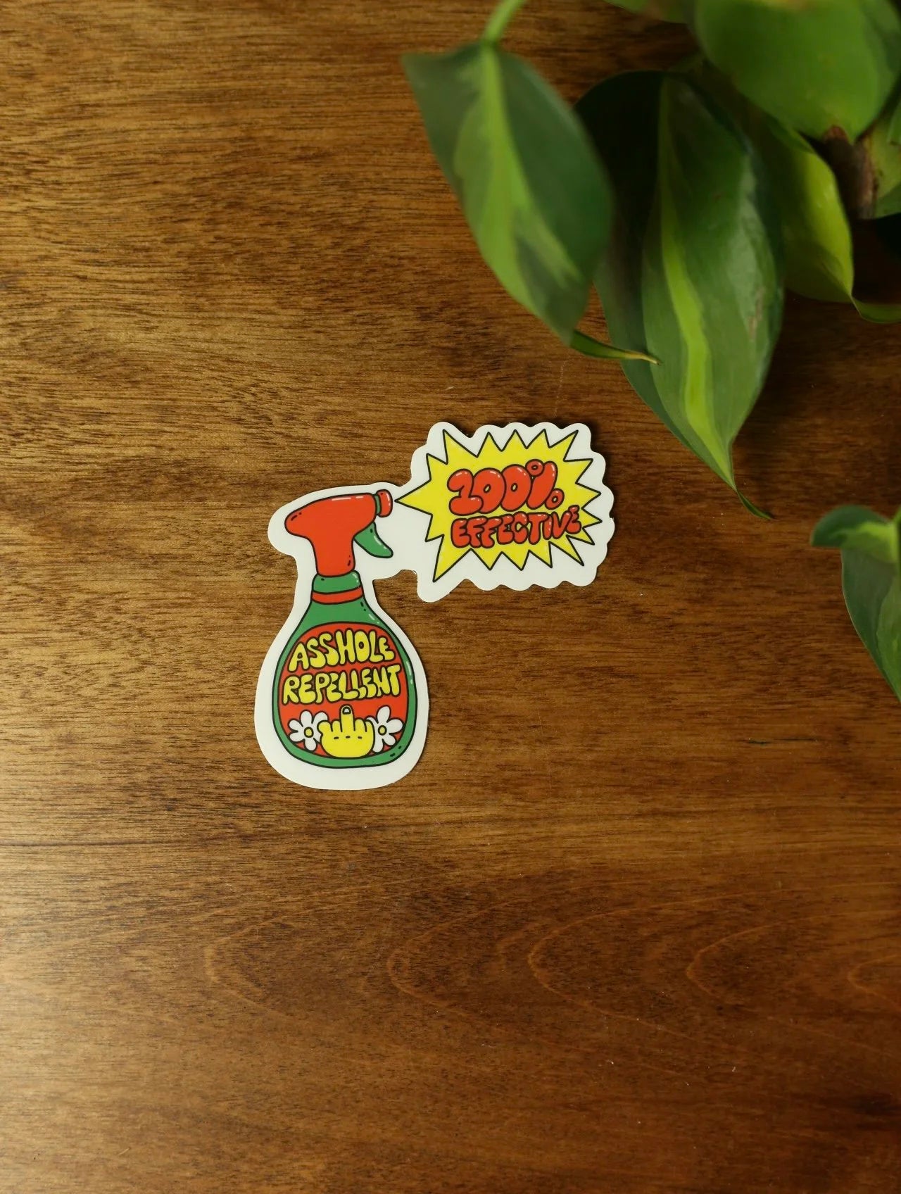 Asshole Repellent Sticker
