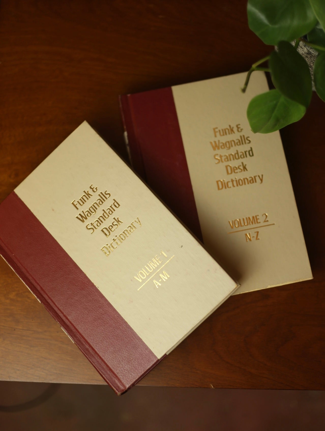 Funk & Wagnalls Standard Desk Dictionary Volume 1 & 2 1979