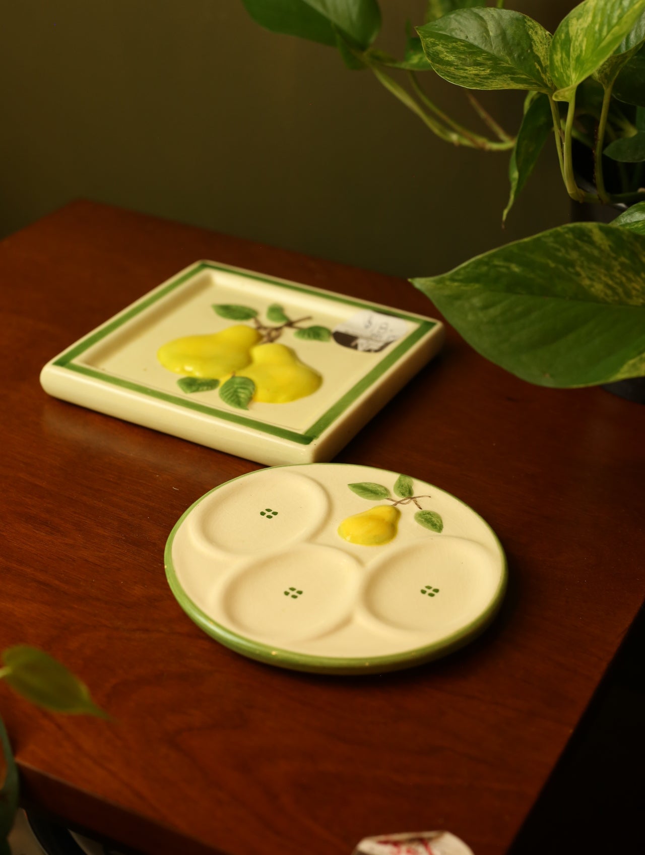 Pear Trivet Set