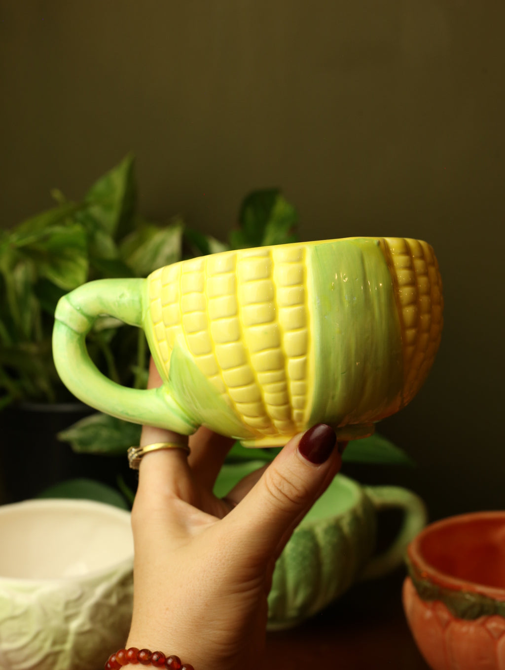 Retro Vegetable Mug Set