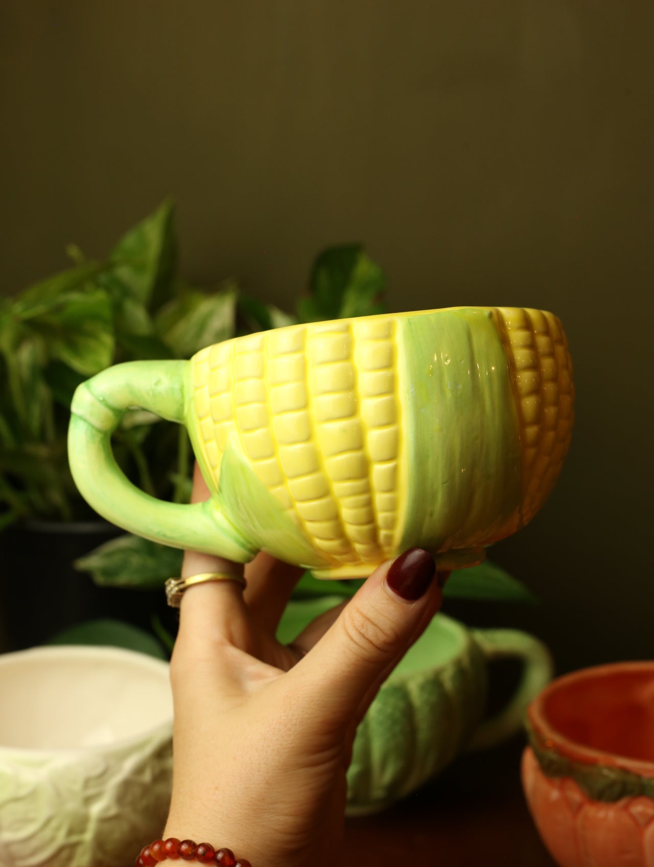 Retro Vegetable Mug Set