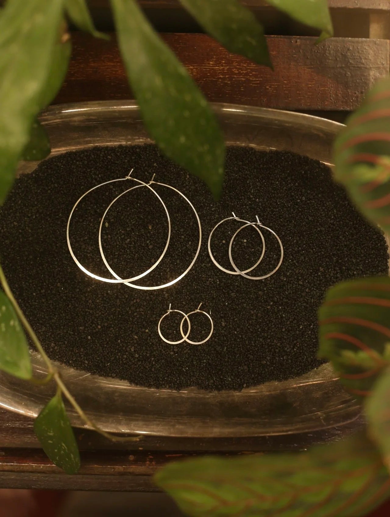 Sterling Silver Hoops