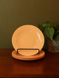 Peach Glass Plates