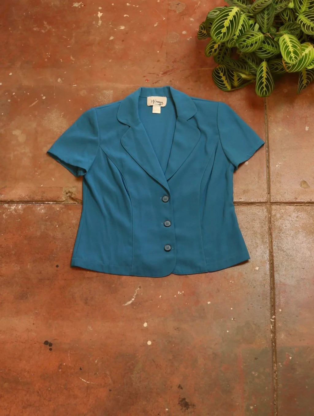 DJ Summers Teal Blouse