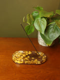 Yellow Petal Resin Incense Holder