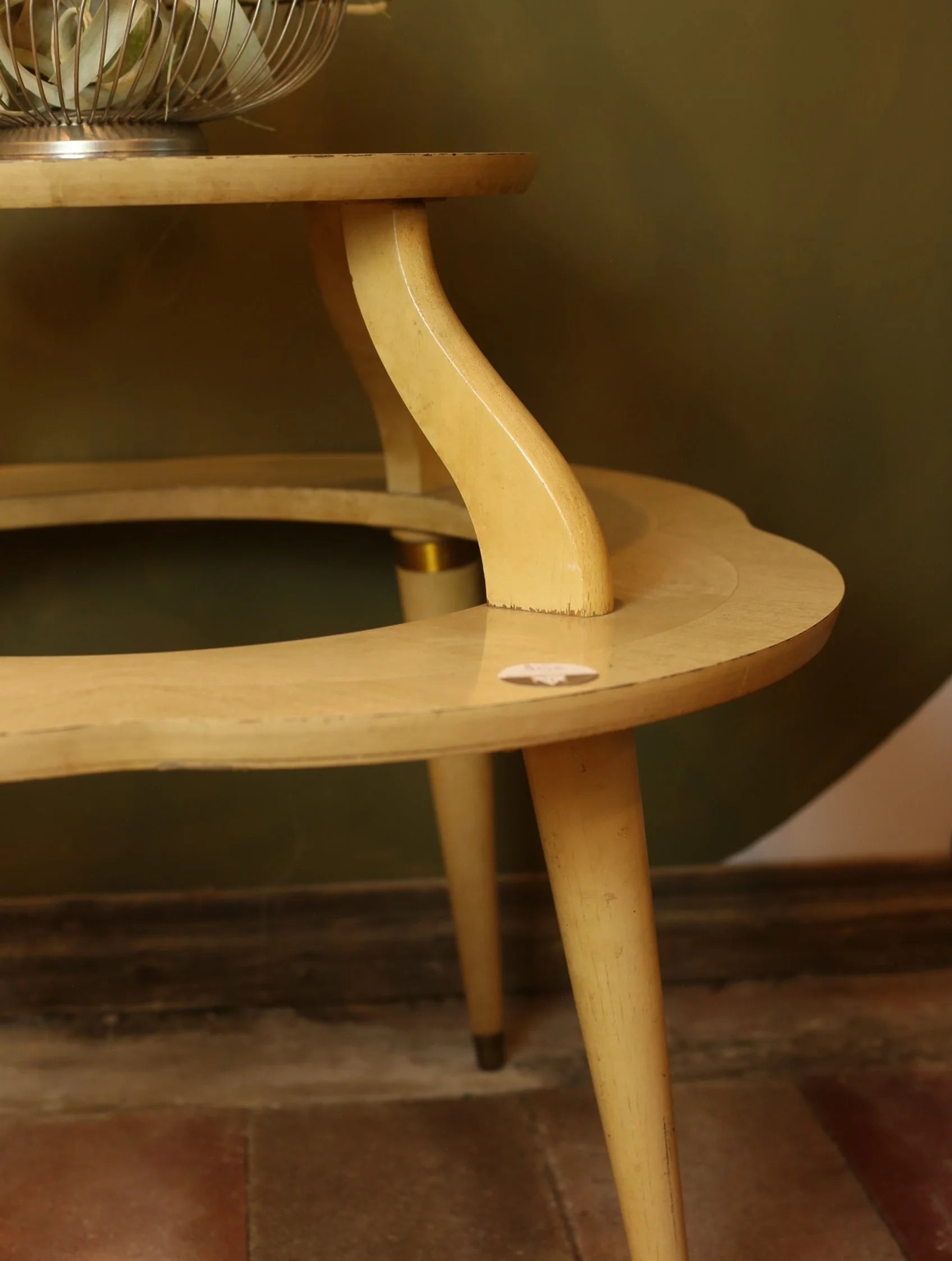 Two Tiered Mid Century Table