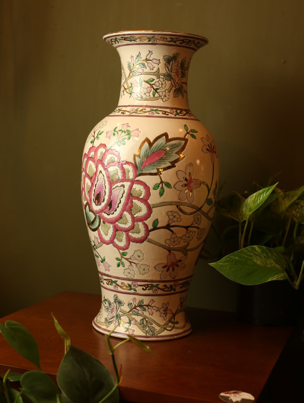 Extra Large Chinoiserie Vase