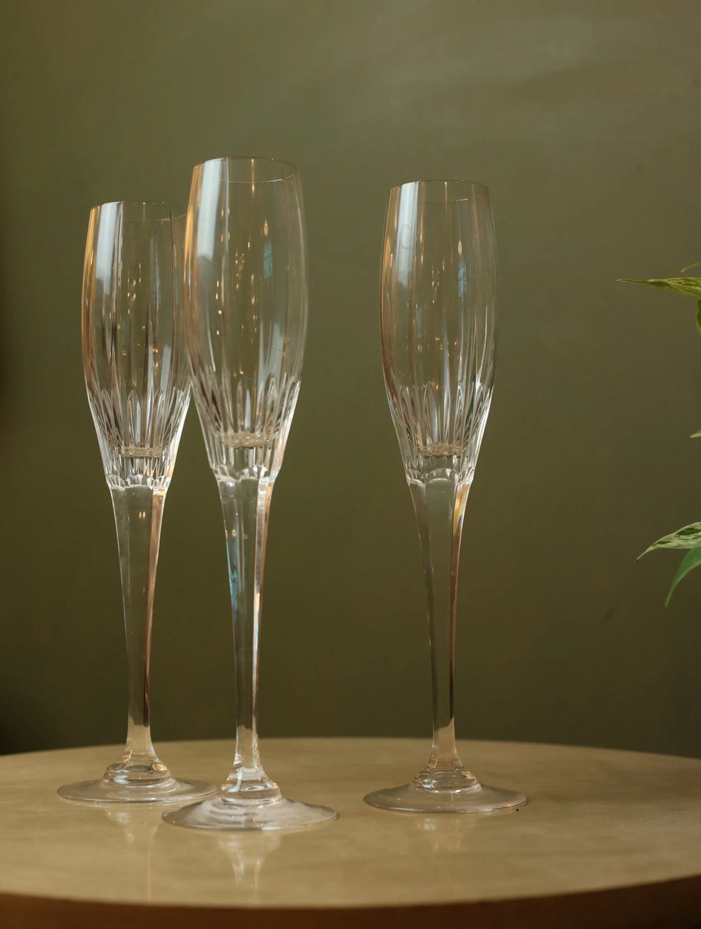 Rogaska Cut Crystal Champagne Glass