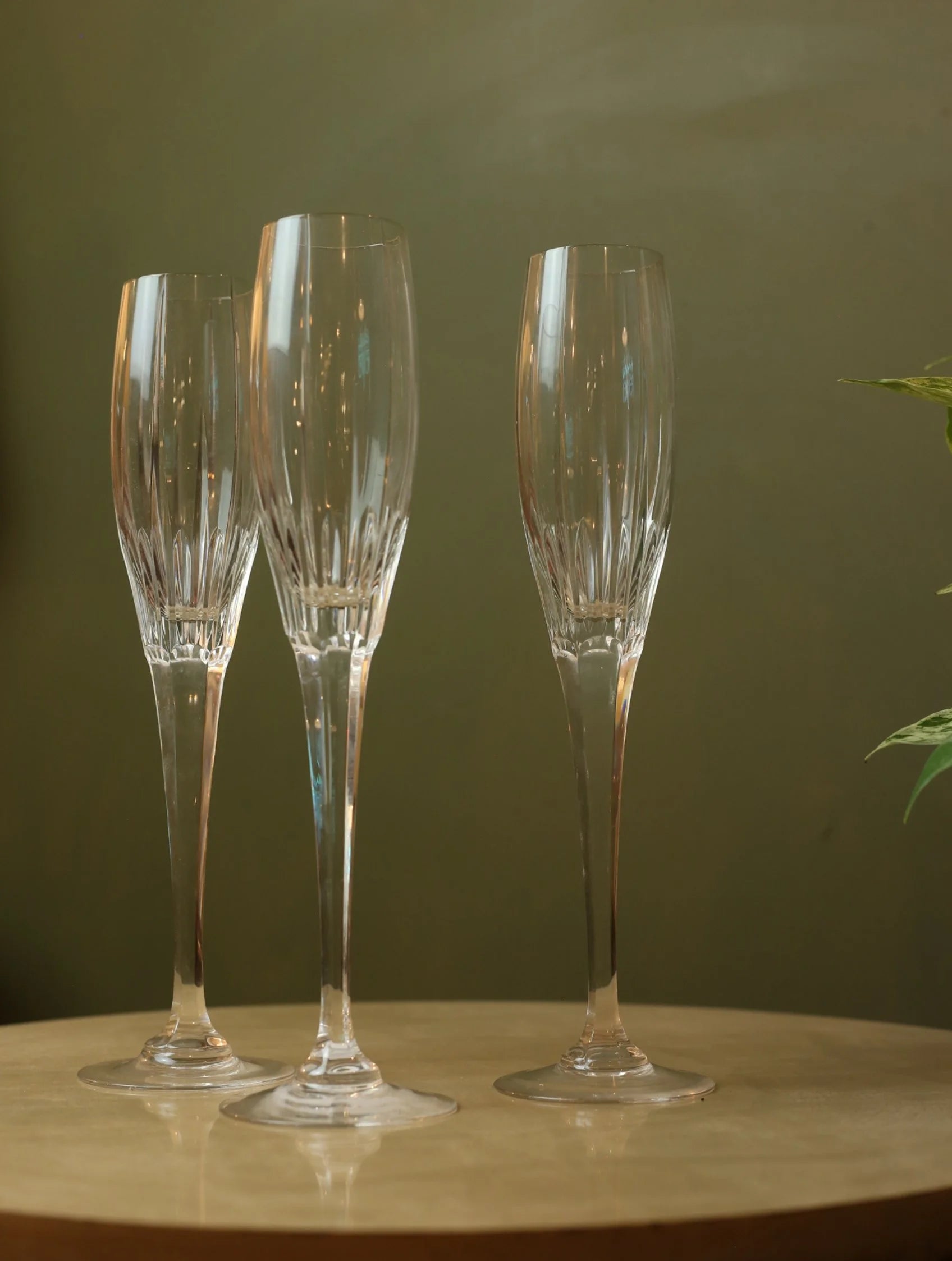 Rogaska Cut Crystal Champagne Glass