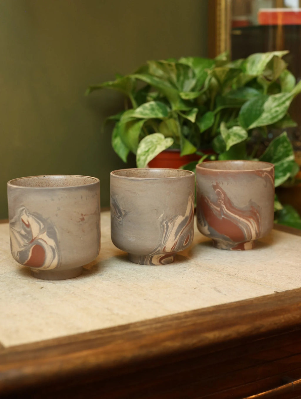 Earth Swirl Plant Pot - Varying Sizes