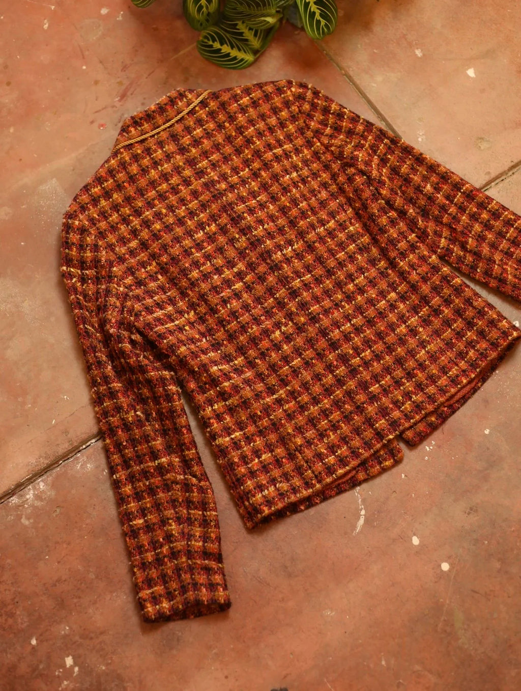 Raspberry Tweed Jacket