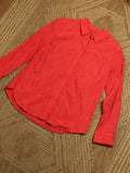 Coral Floral Button Up