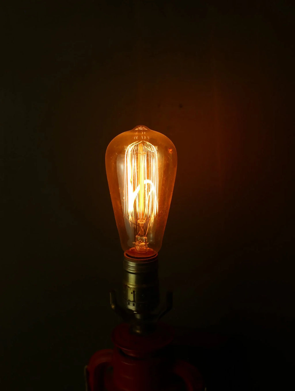 Red Lantern Sconce Lamp