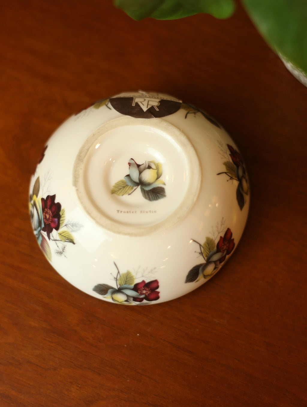 Vintage Floral Porcelain ashtray
