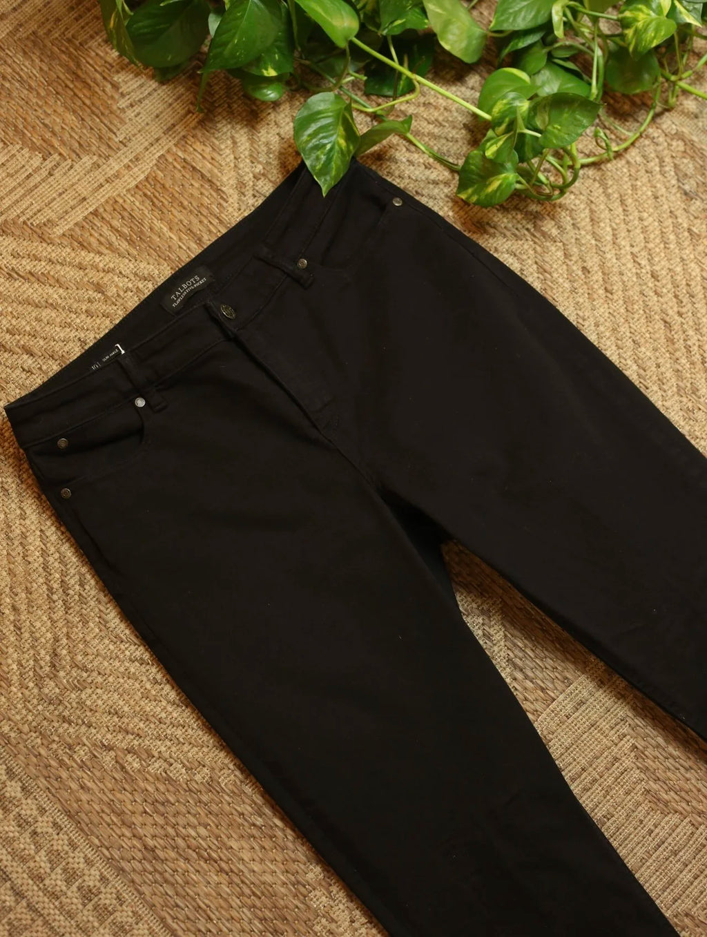 Black Slim Ankle Pants