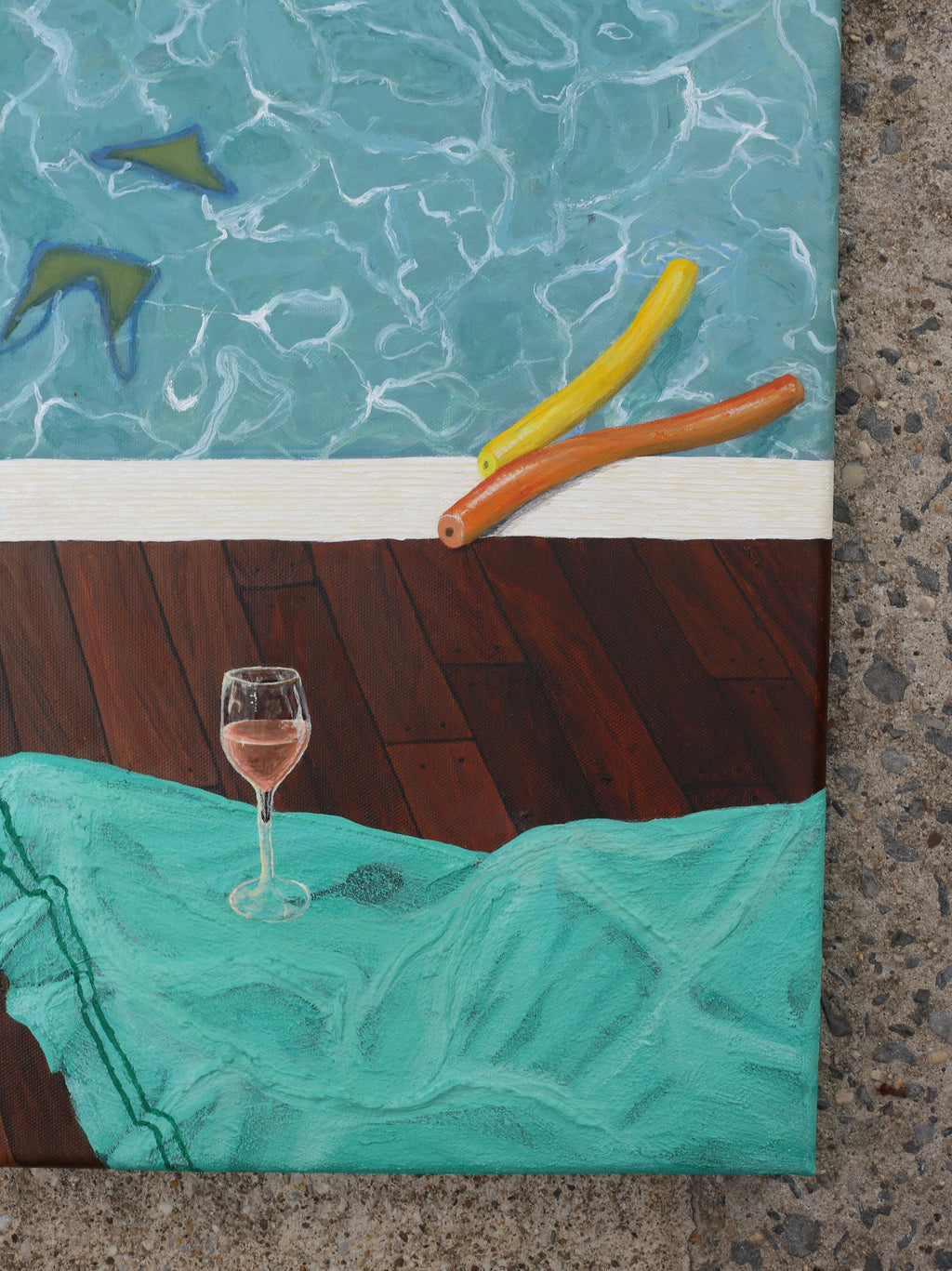 Might as Well Jump In Original Painting by Jess Howe
