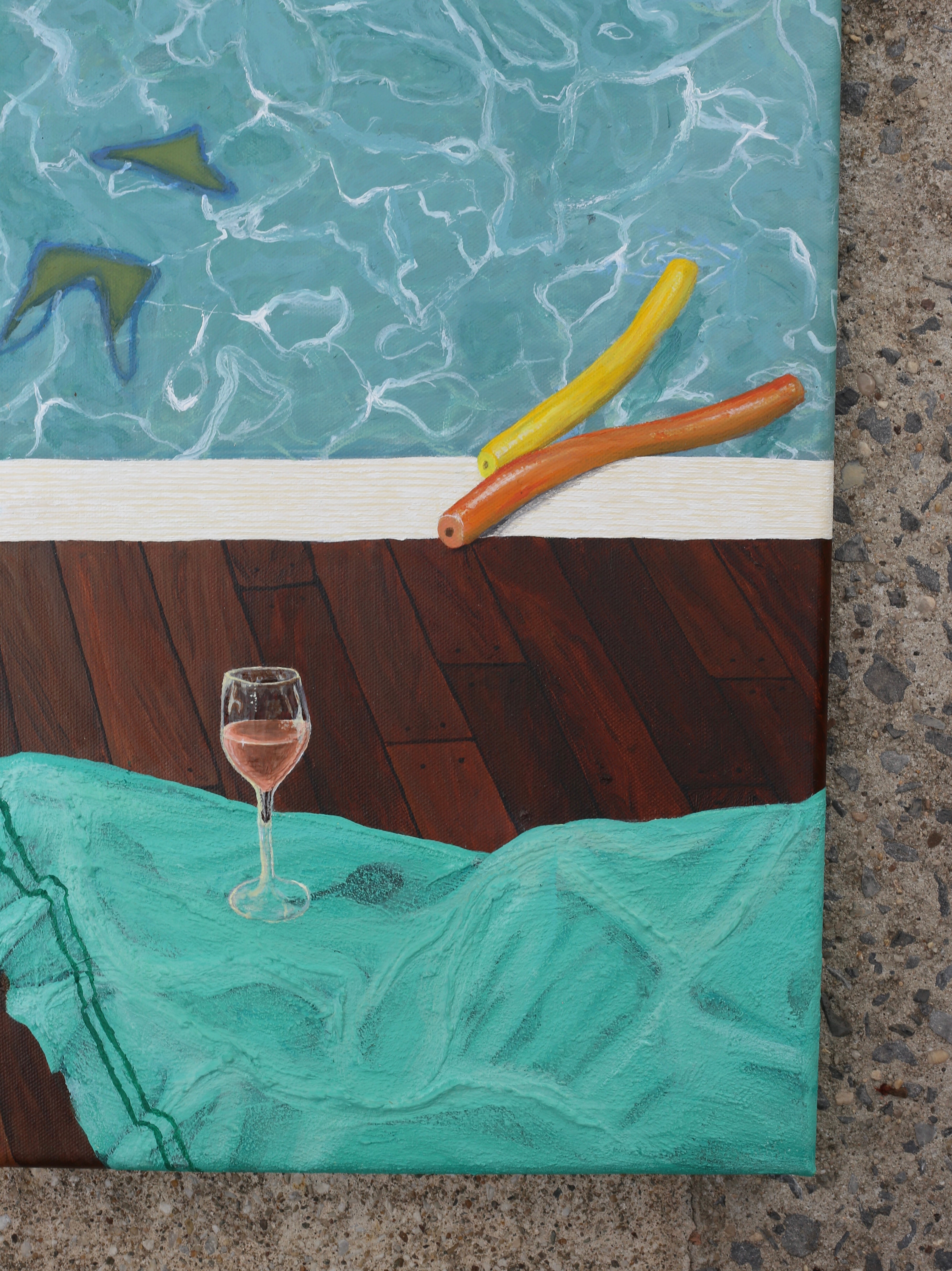 Might as Well Jump In Original Painting by Jess Howe