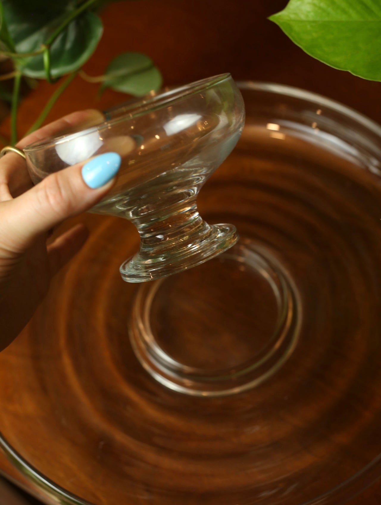 Glass chip and dip set