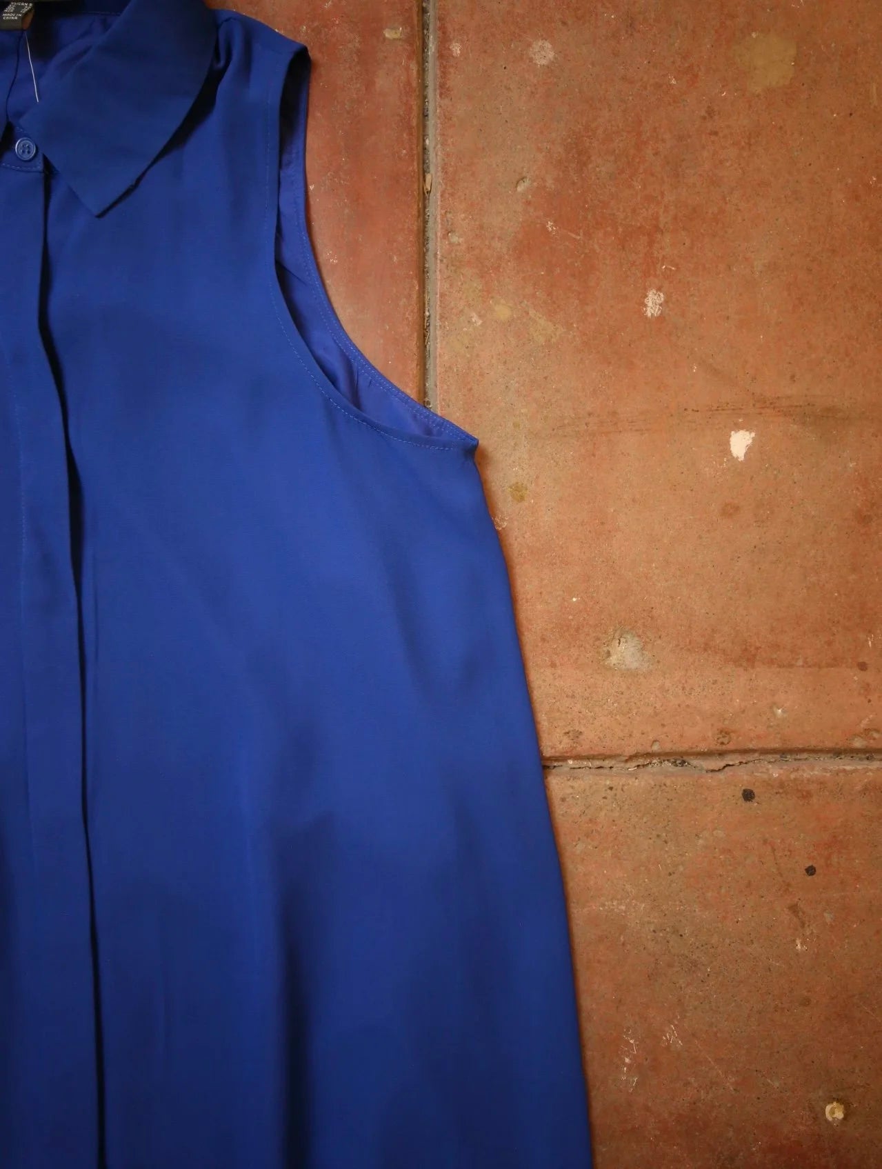 Royal Blue Collared Dress