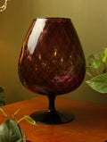 Empoli Purple Optic Pedestal Vase