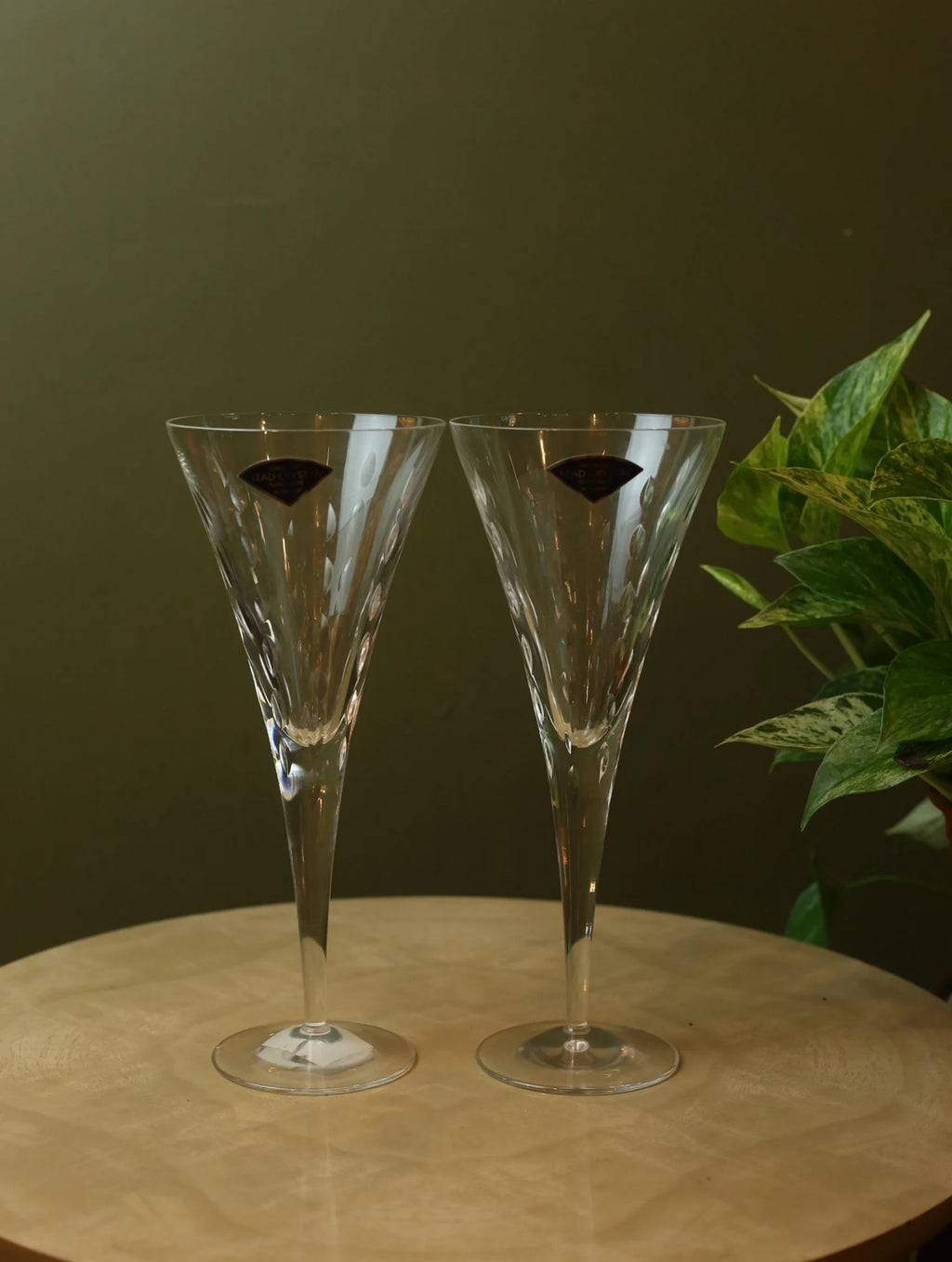 Rayware Crystal Large Champagne Flute Glass