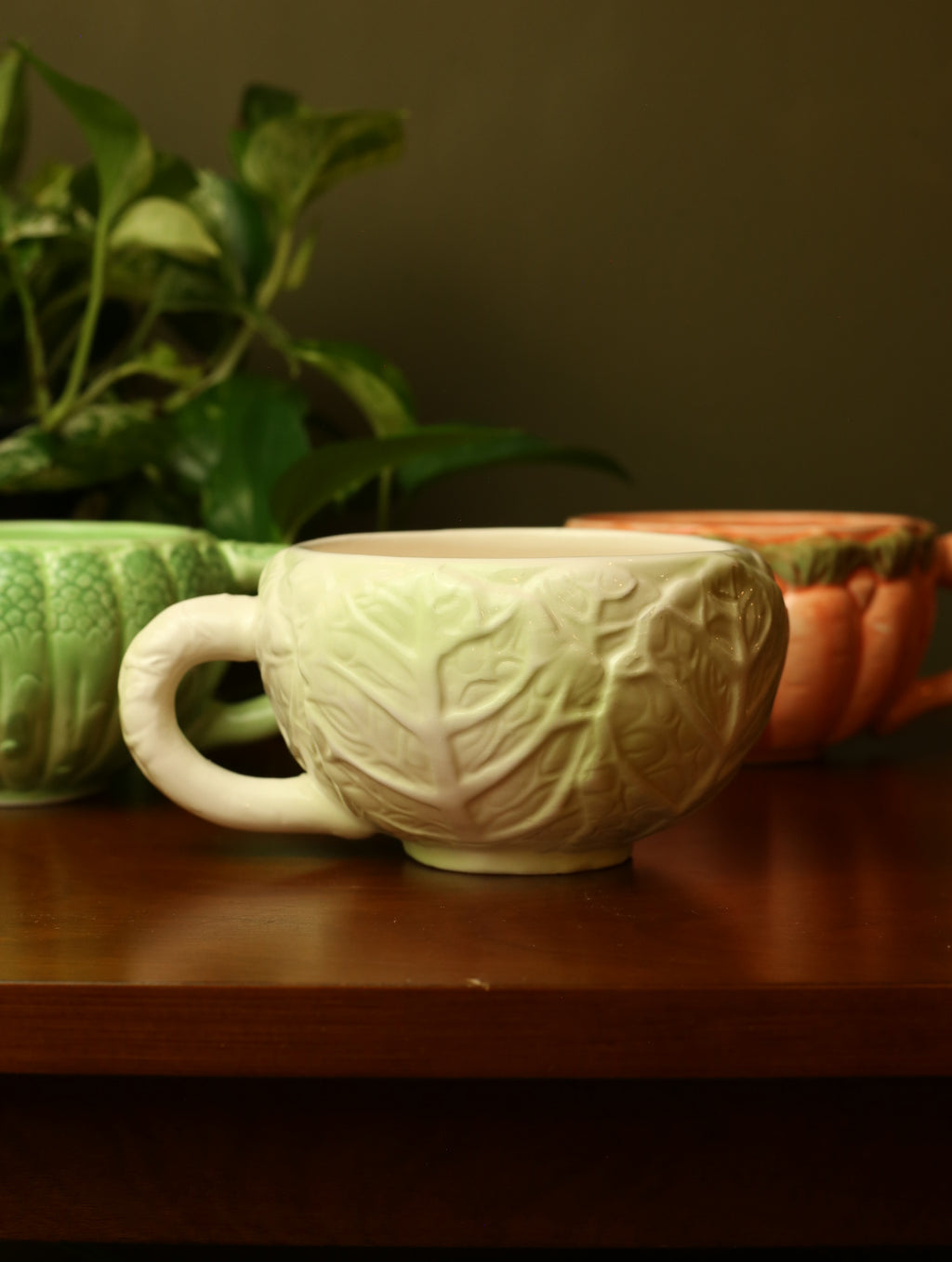 Retro Vegetable Mug Set