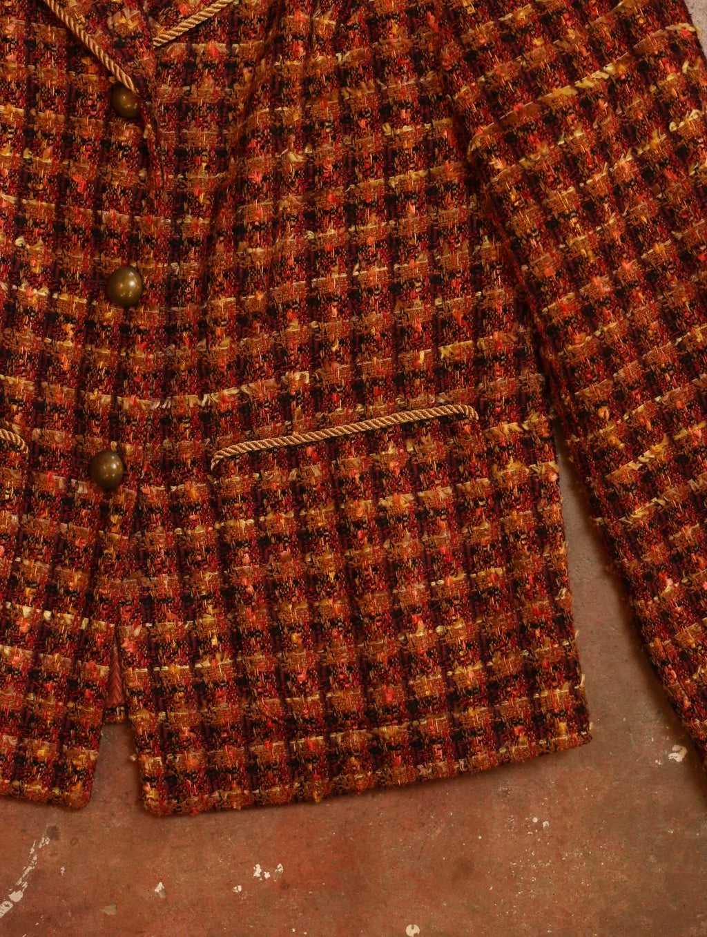 Raspberry Tweed Jacket