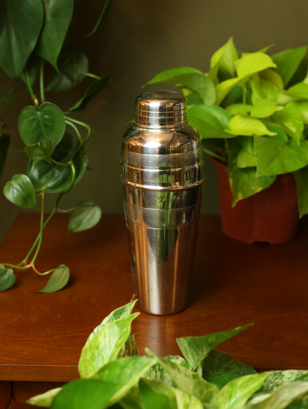 Silver Tone Cocktail Shaker
