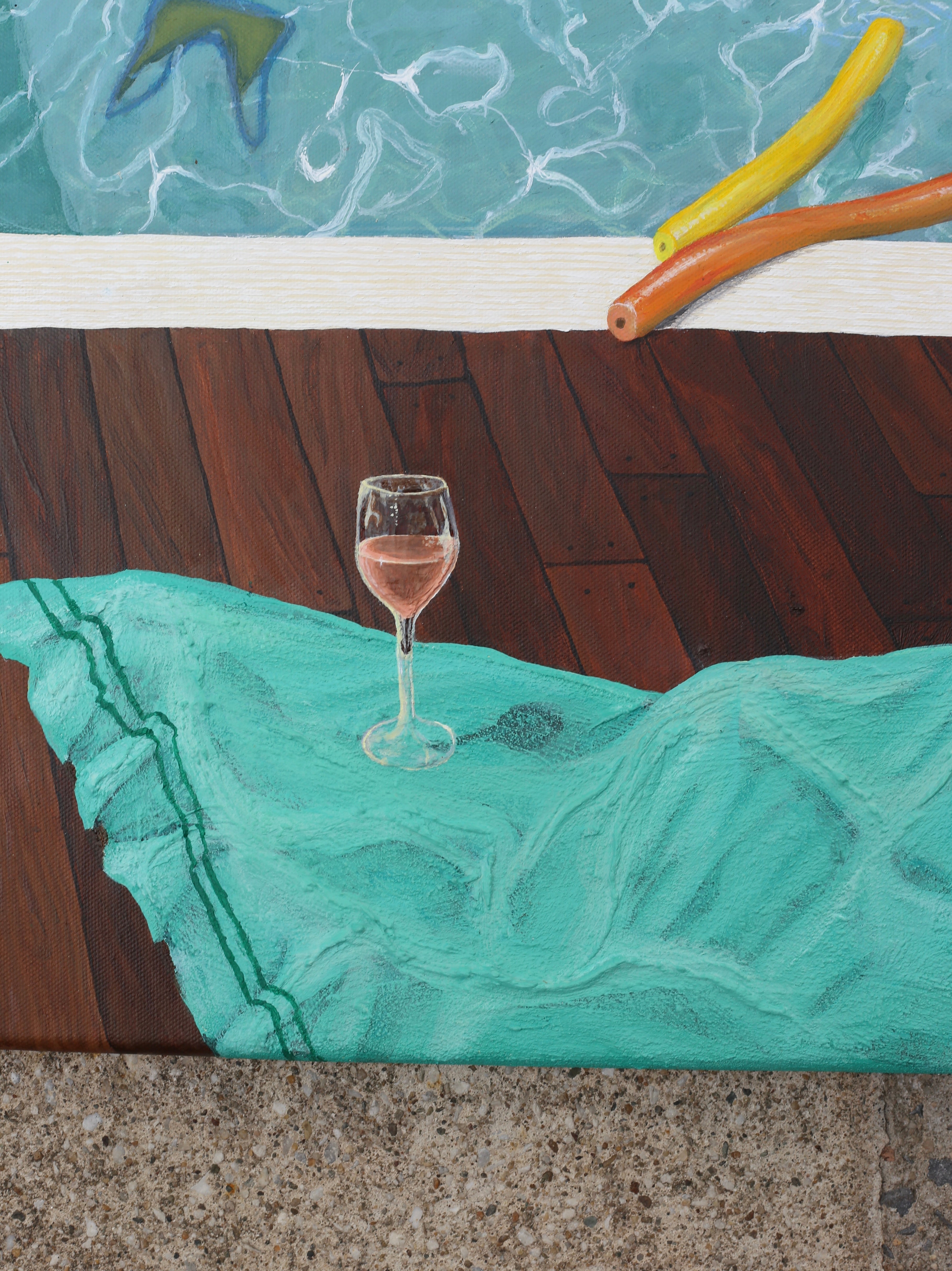 Might as Well Jump In Original Painting by Jess Howe