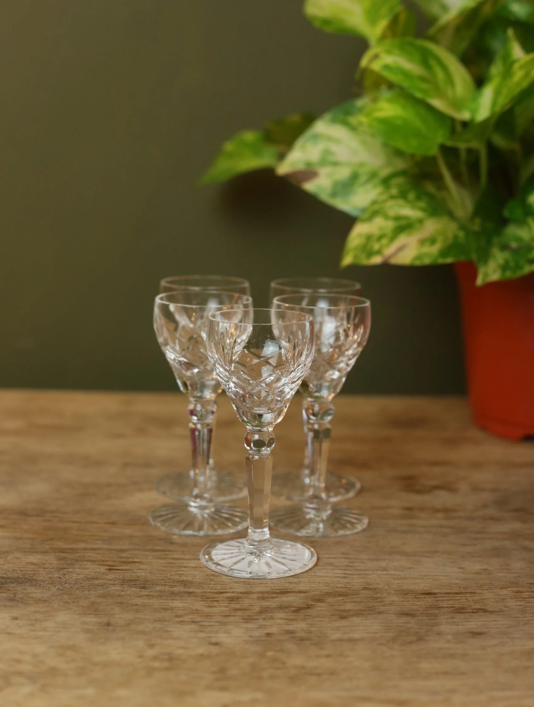Small Apertivo Crystal Glasses
