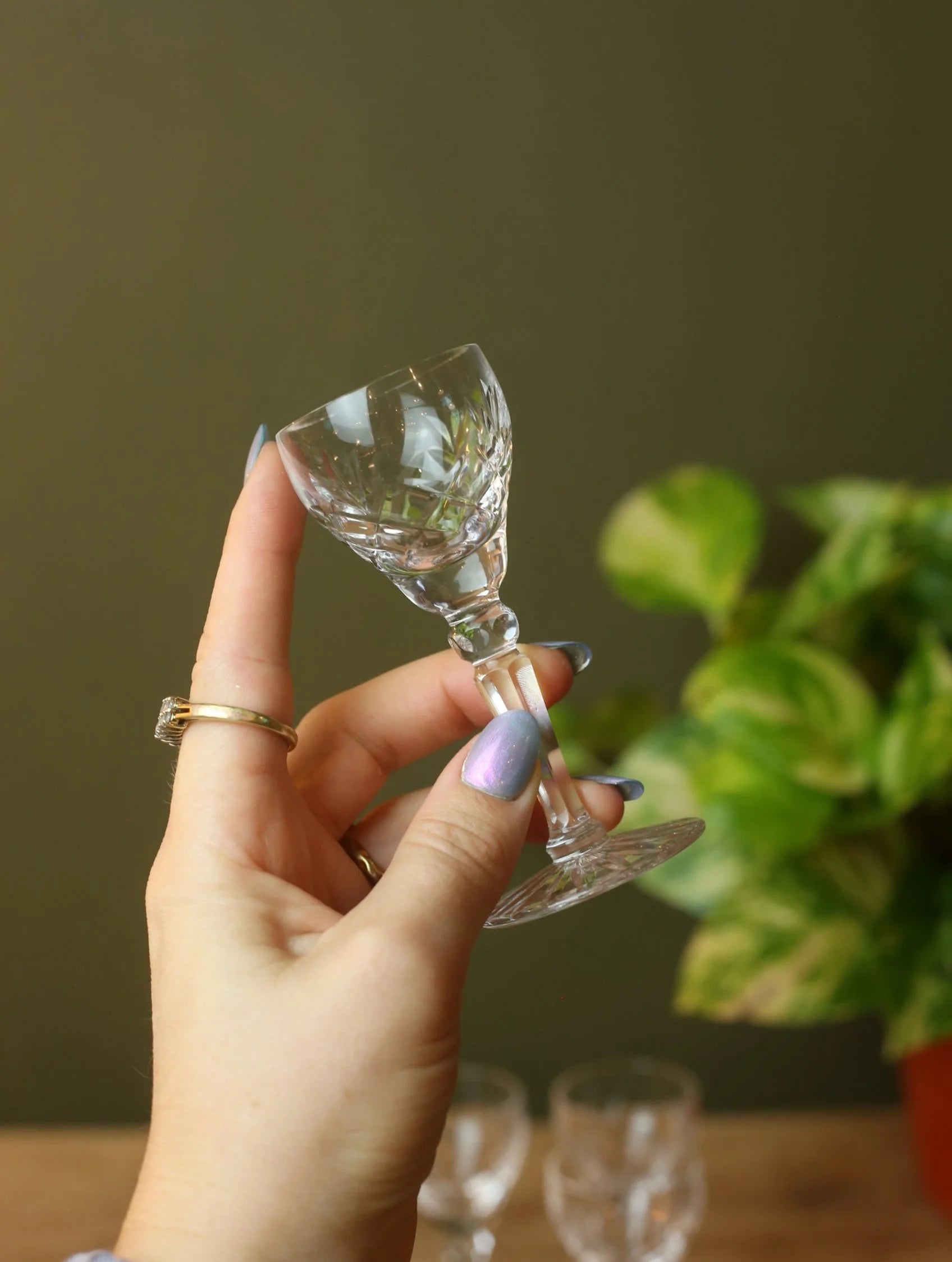 Small Apertivo Crystal Glasses