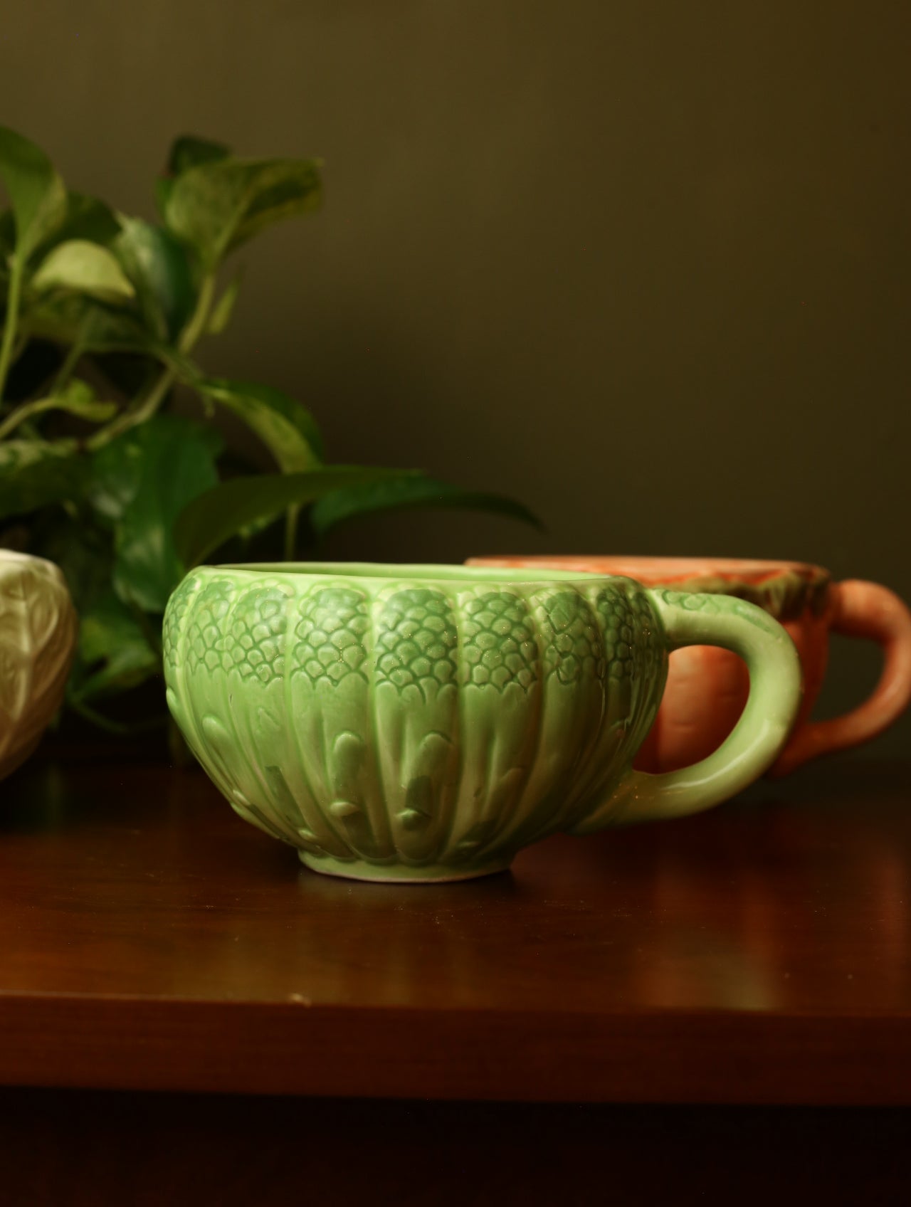 Retro Vegetable Mug Set