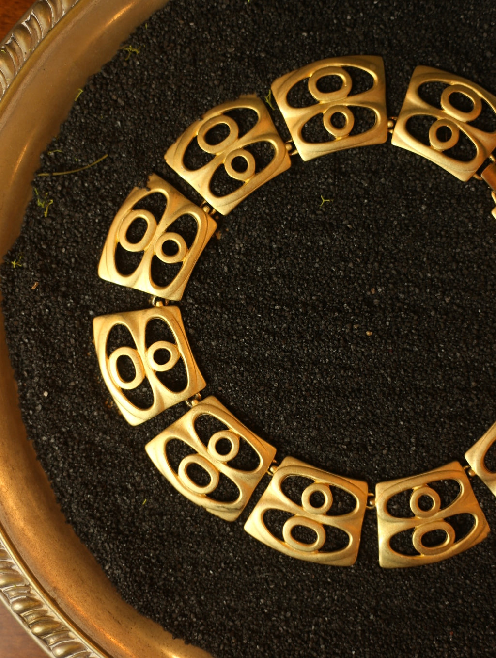 Gold Tone Statement Choker