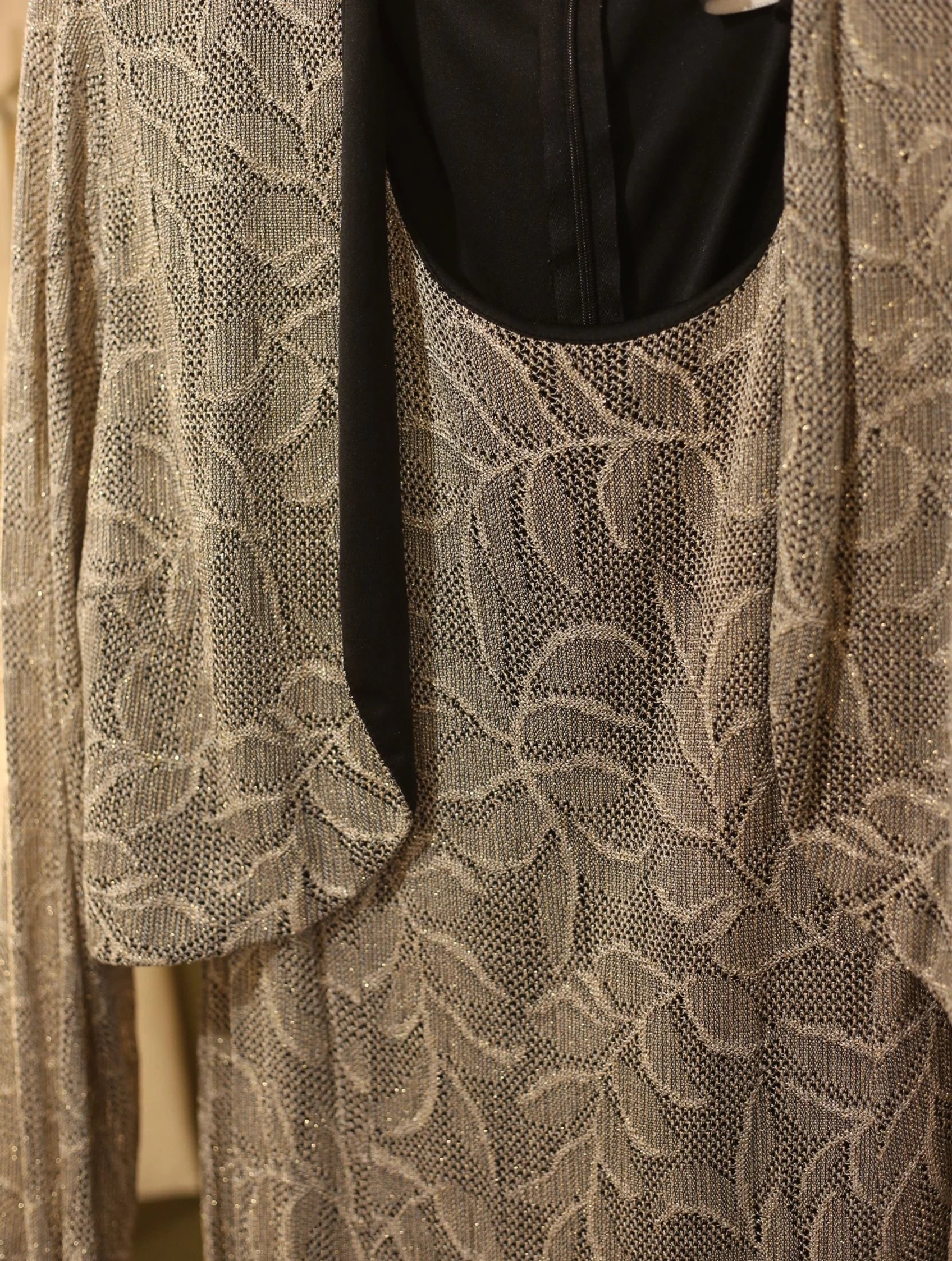 Knitted Dress & Cardigan Set