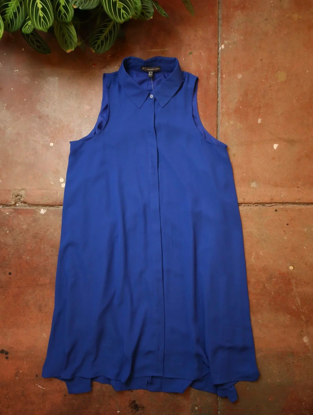 Royal Blue Collared Dress