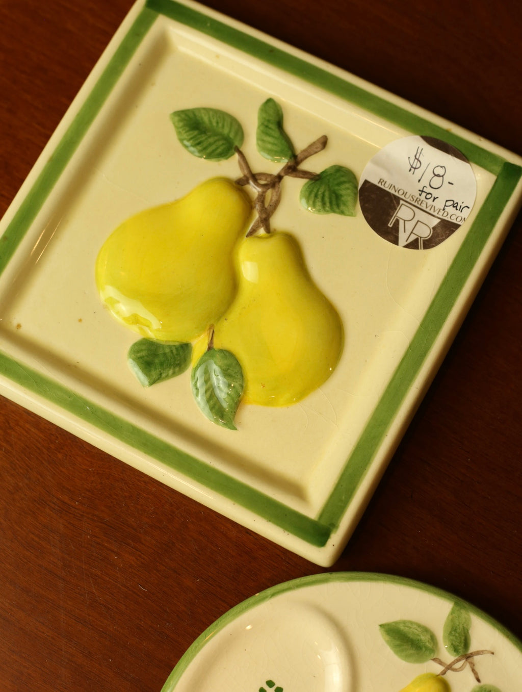 Pear Trivet Set