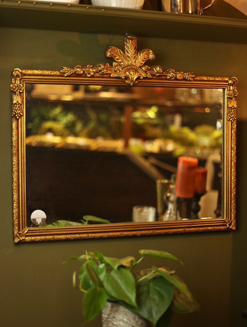 Vintage Gold Gilt Wood Mirror