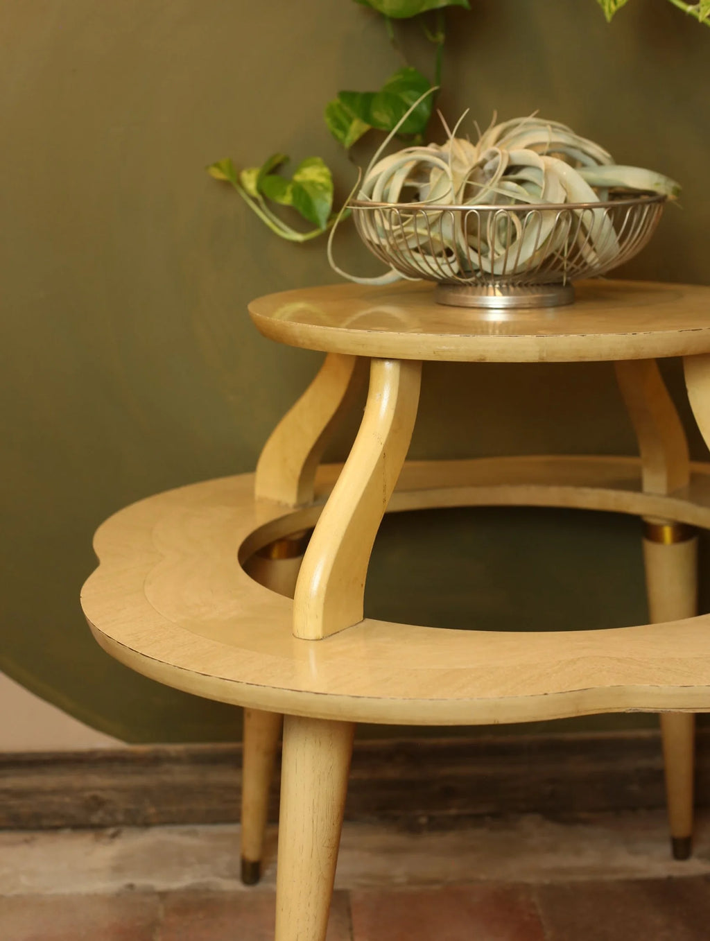 Two Tiered Mid Century Table