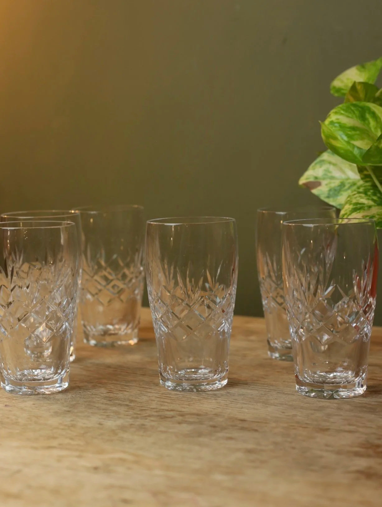 Crystal Water Glasses