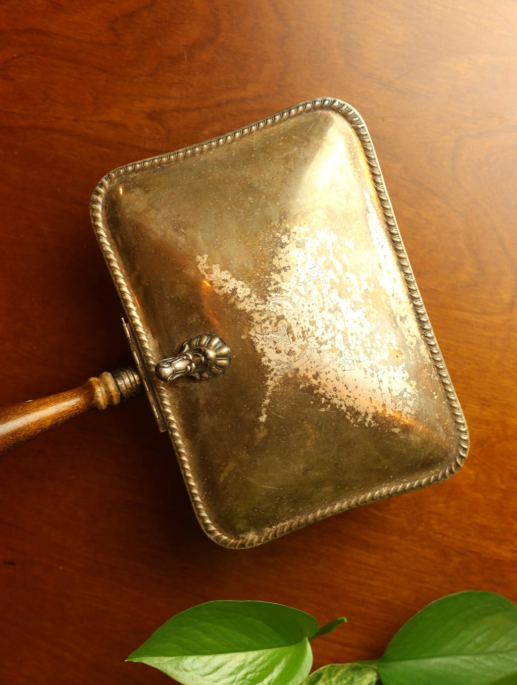 Vintage Silver Crumb Tray