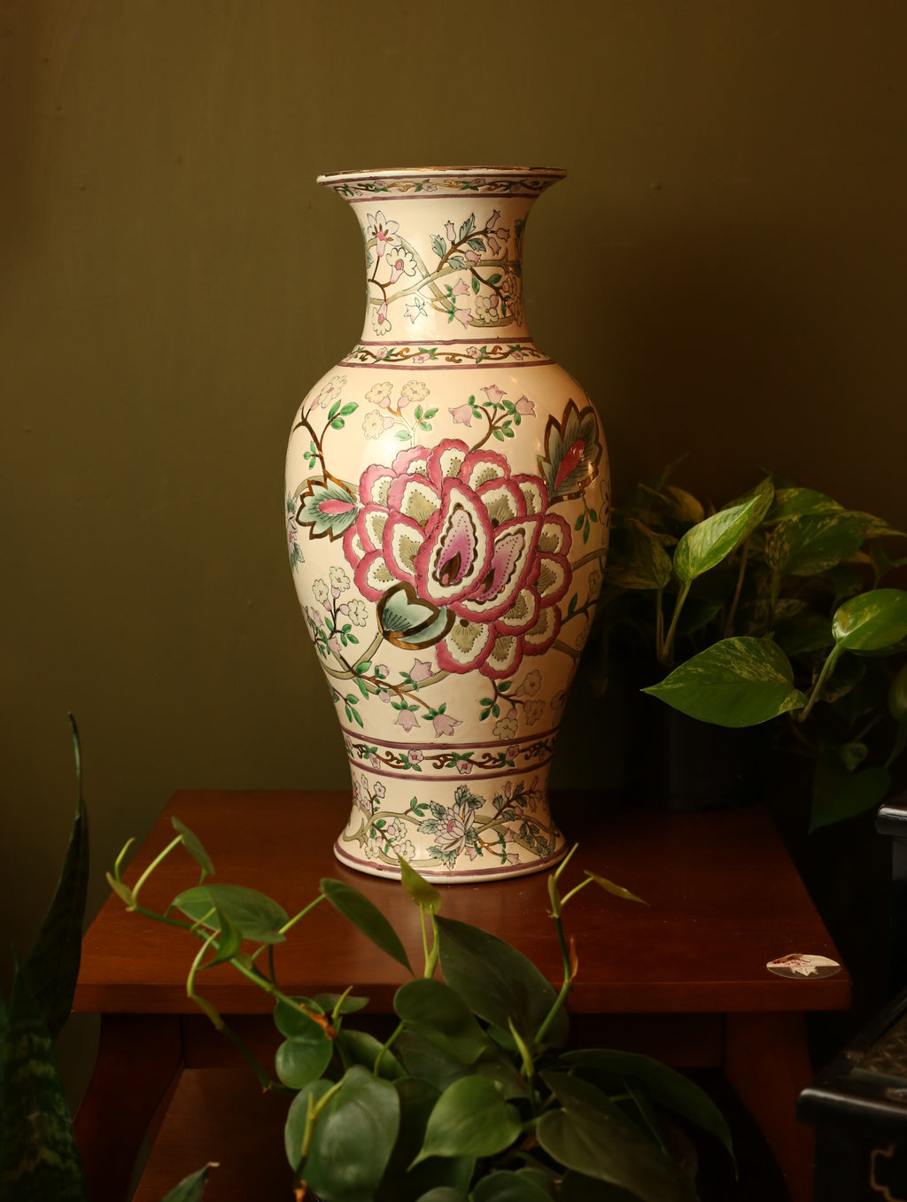 Extra Large Chinoiserie Vase
