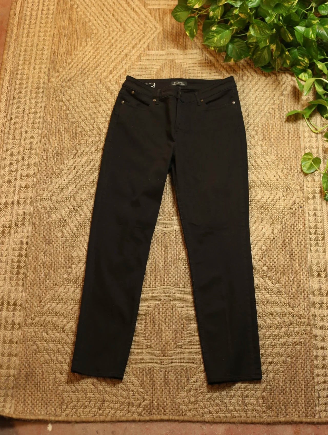 Black Slim Ankle Pants