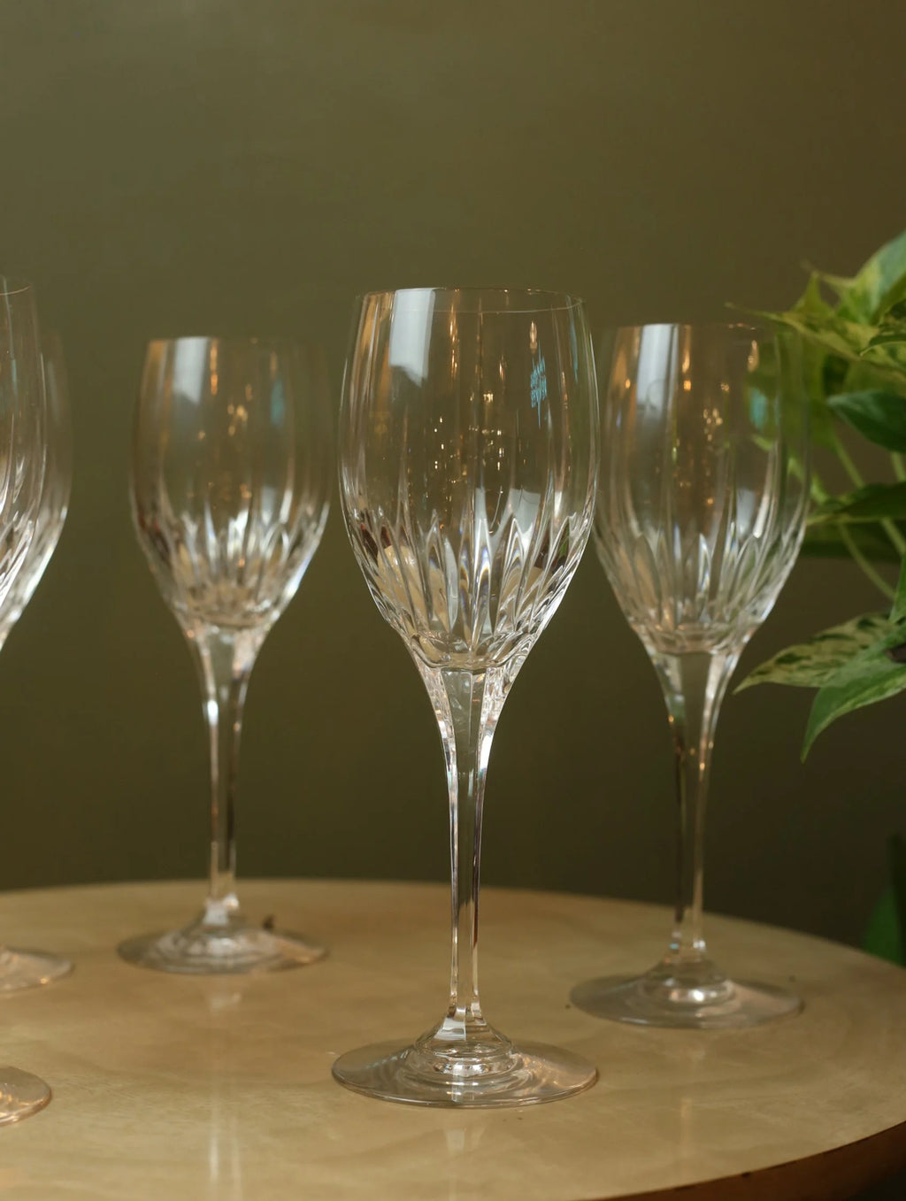 Rogaska Cut Crystal Wine Glass