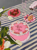 Still Life with Impolite Cake Print by Lindsey Cherek Waller