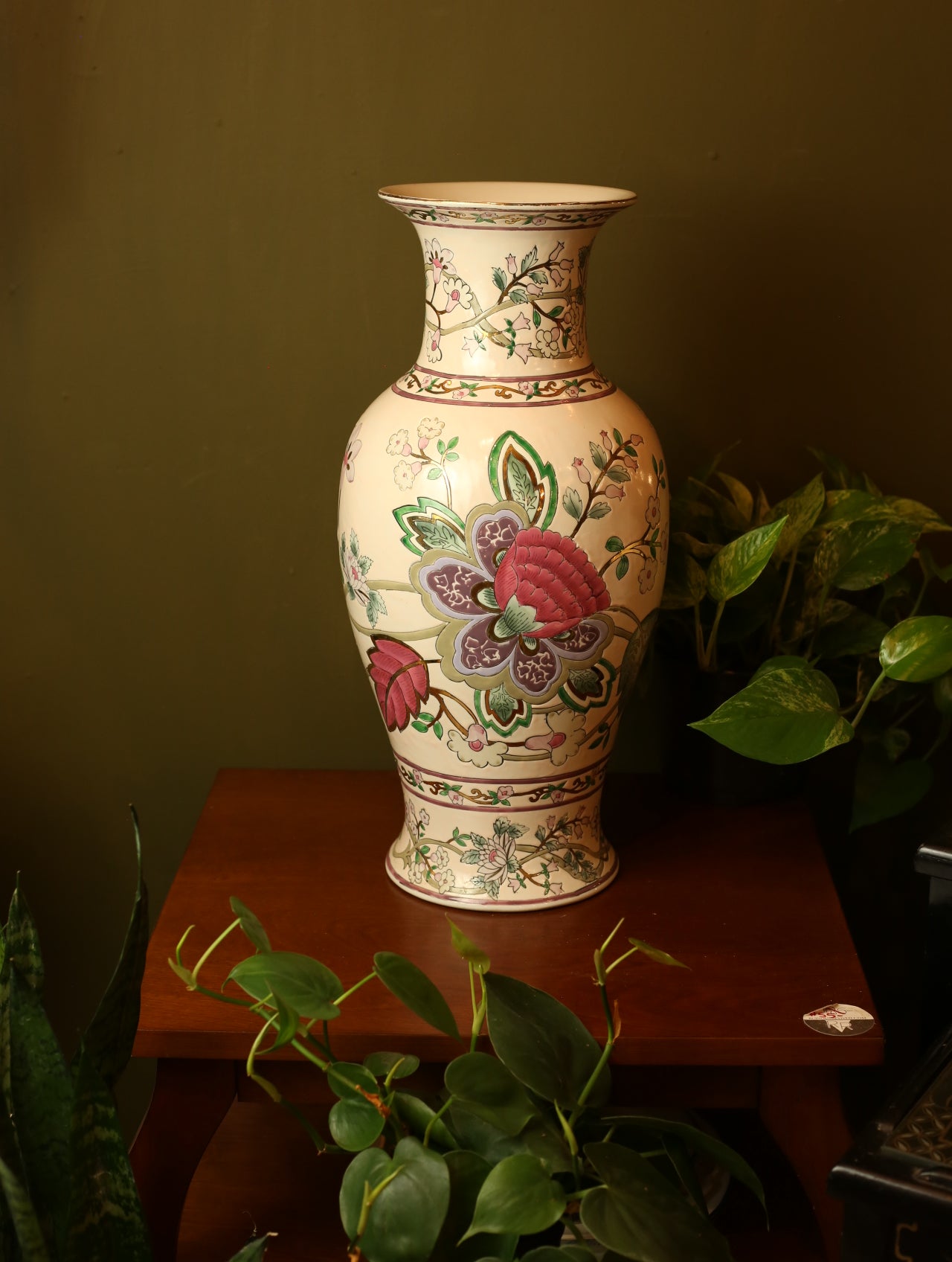 Extra Large Chinoiserie Vase